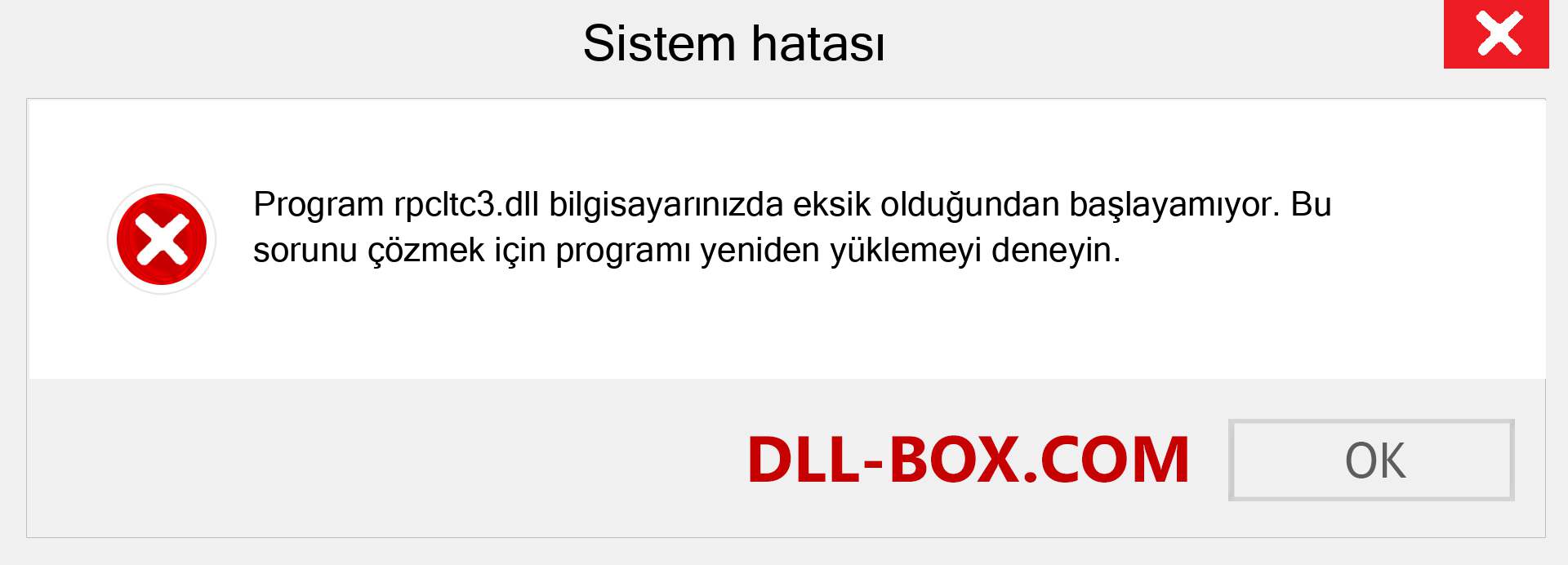 rpcltc3.dll dosyası eksik mi? Windows 7, 8, 10 için İndirin - Windows'ta rpcltc3 dll Eksik Hatasını Düzeltin, fotoğraflar, resimler